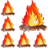 Tatuo 6 Set Fake Fire Fake Fireplace Campfire Flame 12