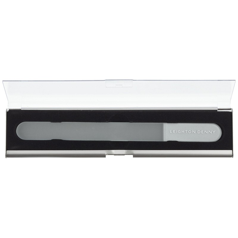 LEIGHTON DENNY Crystal Nail File in Aluminium Case - Large