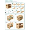 HOSASSPER Bamboo Cat Food Can Organizer. Upgraded 2-tier stackable design