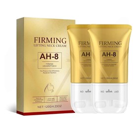 2PCS Crema para Cuello Reafirmante, Crema Reafirmante para el Cuello, Tighten and Lift With Double Roller Massage, Puede Eliminar las Arrugas del Cuello, Reducir las Arrugas y la Papada.