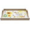 Bee Happy Wooden Tray