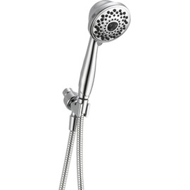 Delta Faucet 7-Spray Hand Held Shower Head with Hose, Chrome, 59346-PK