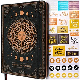 Law of Attraction Life & Goal Planner - A 90 Day Journey Creating Your Dream Life - Personal Gratitude Journal, Week Success Planner, Vision Board & Organizer + Planner Stickers, Undated