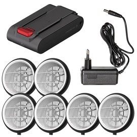 UNINELL HOME UV2 Cordless Vacuum Cleaner, Accessory Kit(HEPA filter*6 + battery pack*1 + adapter*1)