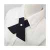 Black Bow Tie Graduation Blouse Blouse