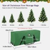 FAMIROSA Rolling Christmas Tree Storage Bag 7.5 ft, Xmas Artificial