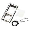 ELECOM AVS-S10PCSV Hard Case for Walkman S Series 2010 Release (Includes Finger Strap, LCD Protective Film) Silver