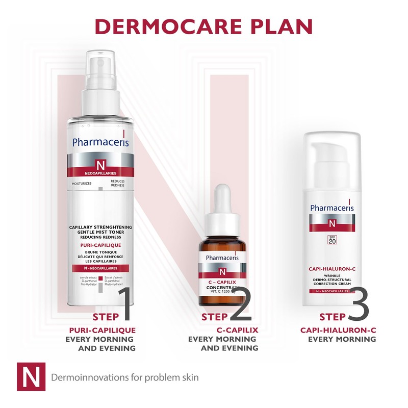 Pharmaceris N C-Capilix, Serum for Vascular Skin, Concentrate with Vitamin