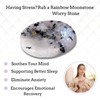 Rainbow Moonstone Worry Stones – Crystal Thumb Worry Stone for