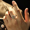 Grmpt North Star Ring for Men Silver Plated North Star