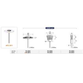 minita- Nylon Brush Nylon 10 Pack fc2013