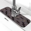 Faucet Draining Mat For Kitchen Sink, Star Bats Witchy Diatom