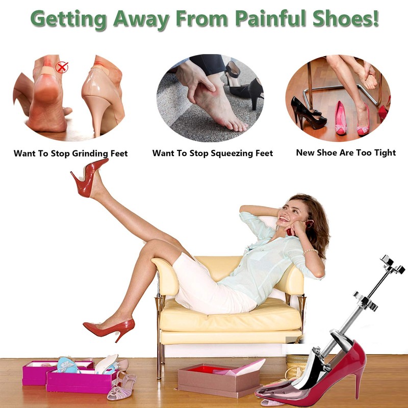 OPATER Professional Metal Shoe Stretcher Adjustable Width and Length Shoe
