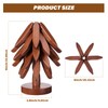Wooden Trivets for Hot Dishes, Christmas Tree Shape Trivet Set,