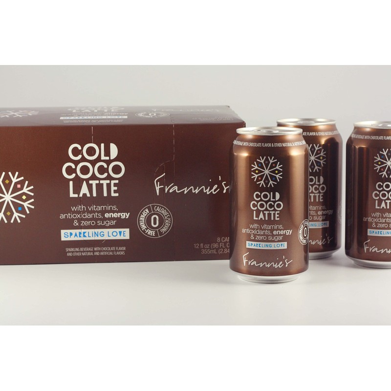 AmishTastes Frannie’s Sparkling Cold Coco Latte, Protected With High-Density Foam,