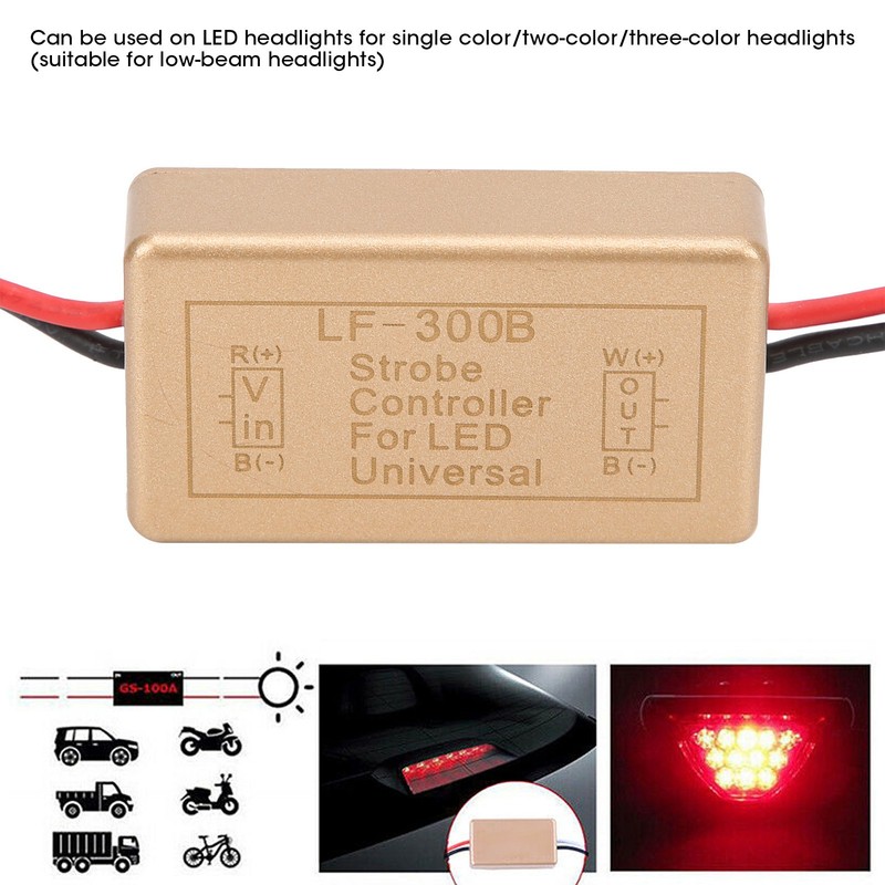 Flash Strobe Controller Box Continuous Flashing Module H8 H9 H11
