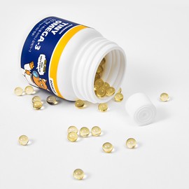 PETHROOM [Pessroom] Tiny Omega-3 50mg Premium Ultra-Small Supplement for Dogs and Cats - Immunity