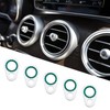 XIHIRCD 60pcs Car A/C Compressor Gasket Kit, Nitrile Rubber O-Rings,