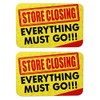 Store Closing Sign | Everything Must Go Bis Sale Sign