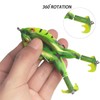 AIMALL 3pcs 3.7in Frog Lure Soft Bait with 360° Rotating