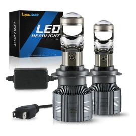 Par Coche Led Faro Lupa Proyector Focos H7 Altoy Bajo Canbus