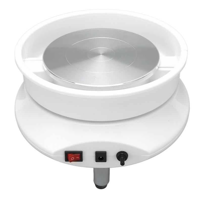 Pottery Wheel 5.9in Turntable 50/60Hz 200RPM Detachable Low Noise Stable