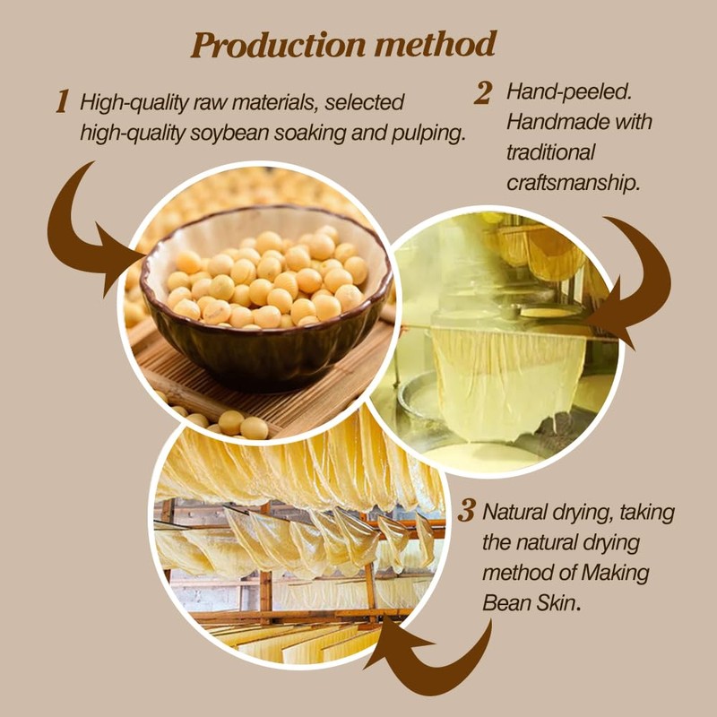 300G Tofu sheets, Tofu Skin, Containing Protein, Vegetarian Dried Bean