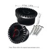 SEIWEI 2 Pack Plastic Garden Swing Fittings Outdoor Swing Frame