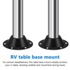 Gatuida Rv Table Leg Mount: 2Pcs Rv Fixed Accessories Rv