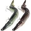GOTOUR Fishing Lures Lifelike Multi Jointed Swimbait for Freshwater and