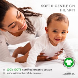 Threadmill Organic Pillow Cases Standard Size Set of 2 | GOTS Organic Certified | Soft, Breathable Luxury Cotton Sheets Perfect for Home, Hotel & Hospital Use | Bright White