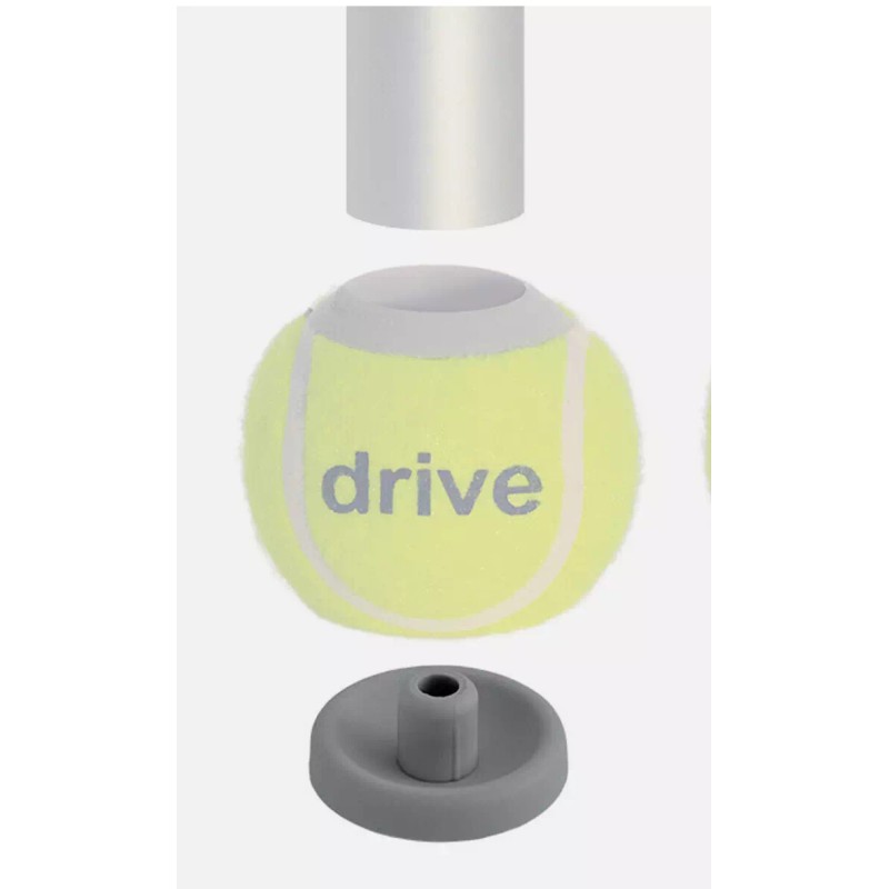 Drive 10123 Replacement Tennis Ball Walker Glides Set of 4