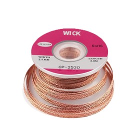Solder Wick, Desoldering Wick with Flux No-Clean Electronic, Desoldering Braid Solder Braid Remover Desolder Soldering