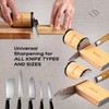 Stonka Oak Rolling Knife Sharpener Kit – Dual-Grit Diamond Wheels