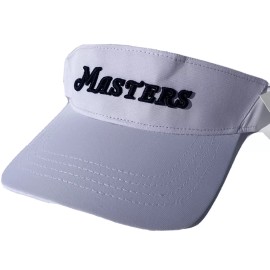 Masters 2022 MASTERS WHITE PERFORMANCE VISOR HAT AUGUSTA NATIONAL GOLF ADJUSTABLE NEW