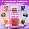 Youlikee 2 Pack Prebiotic + Probiotic Gummies, 5 Billion CFUs