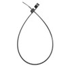 ZipTie.com 15-inch Black Screw Mount Cable Tie, 120-lb Tensile Strength,
