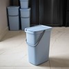 KADAX Waste Bin with Lid and Handle, Plastic Waste Bin,