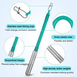 Dragging Weights for Catfishing 5Pcs No-Snag Sinkers Drag Weights Drift Dragging Sinkers for Bottom Bouncing Trolling Drifting Snagless Catfish Sinker Weight Catfishing Tackle