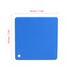 5pcs Silicone Pot Holders Mat Heat Resistant Anti Slip Square