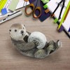 AMONENZ Klebestreifen Abroller, Harz Klebebandabroller für Tische, Niedlich Klebebandspender, Inklusive