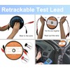 Makeronics 2 Wires 30FT 18AWG Retractable Test Leads with Cable