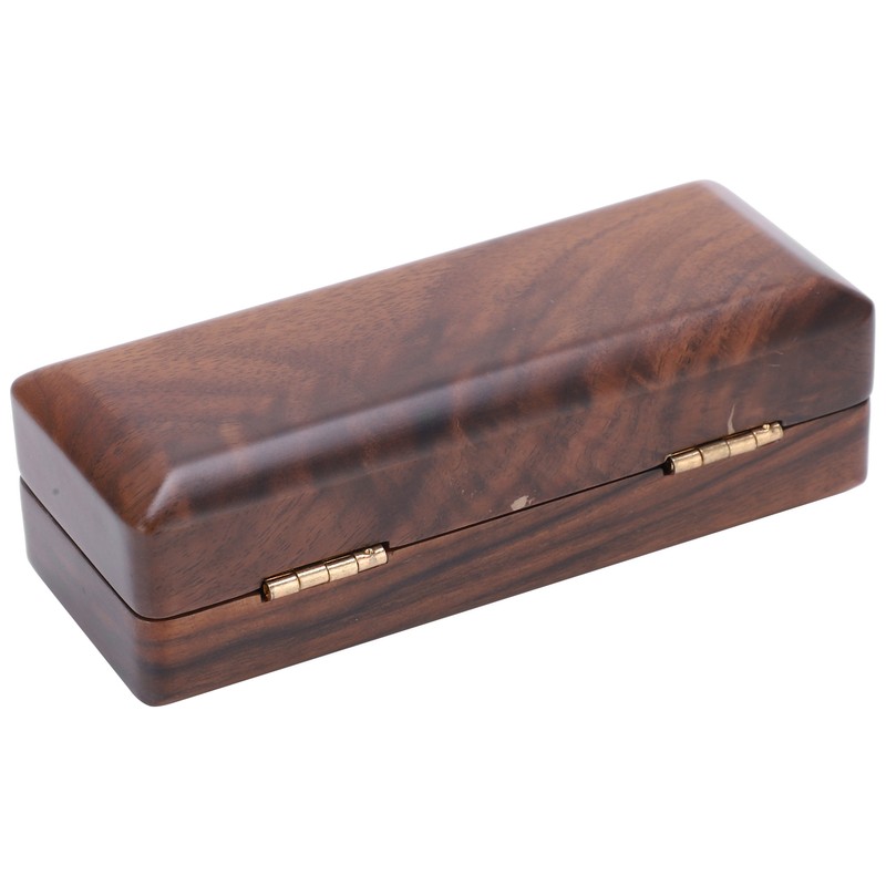Solid Wood Mouthpiece Case Box Portable Storage for Sax Musical
