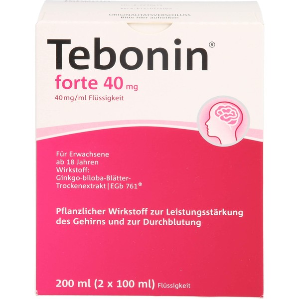 Tebonin forte 40 mg Lösung, 2X100 ml FLU