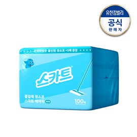 Scott wet mop cleaning cloth Smart Basic standard 100 sheets (large capacity) / 스카트 물걸레청소포 스마트베이직 표준형 100매(대용량)