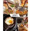 4-Pack Silicone Cooking Utensils Set, V-Hover, Stackable, Nonstick