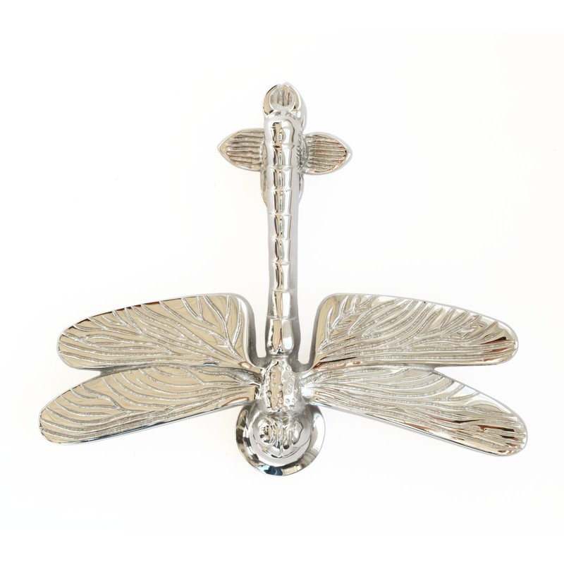 Castelion® Nickel Dragonfly Door Knocker 15.5cm x 13cm
