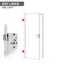 SOTECH BKS Door Lock Toilet Lock Class 1 Backset 55