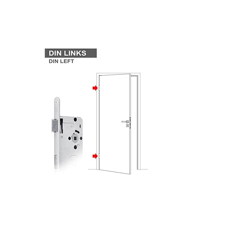 SOTECH BKS Door Lock Toilet Lock Class 1 Backset 55