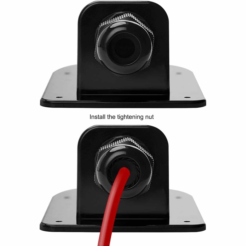 Pack of 2 Roof Feed-Through Solar Waterproof ABS Cable Guide